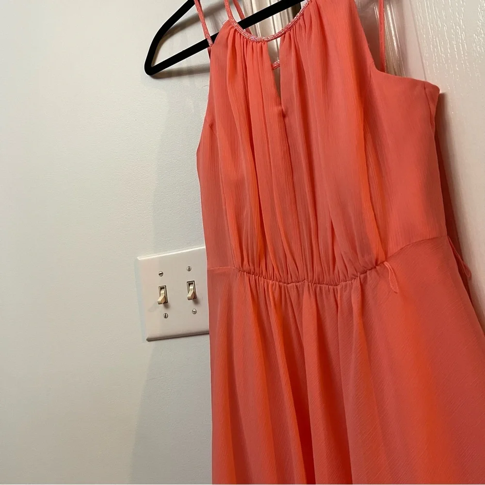 Coral pink dress - Picture 4 of 10